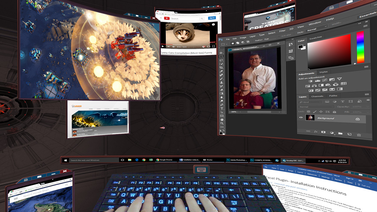 oculus rift desktop